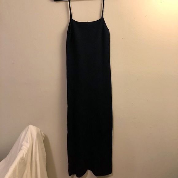 New Helfriech Kri midnight navy rib knit dress - Picture 5 of 6